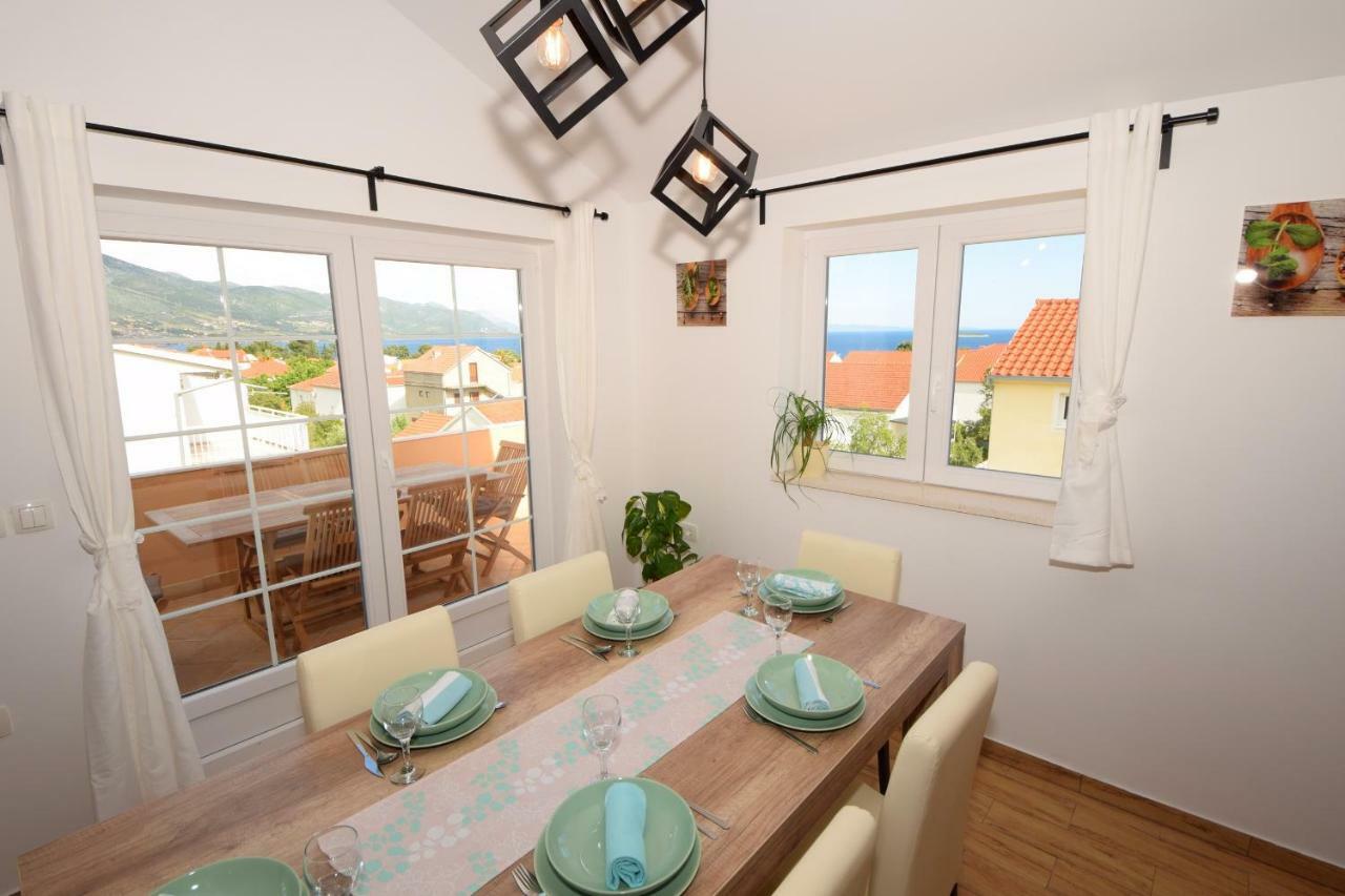 Luxury Penthouse With Jacuzzi In Orebić Екстериор снимка