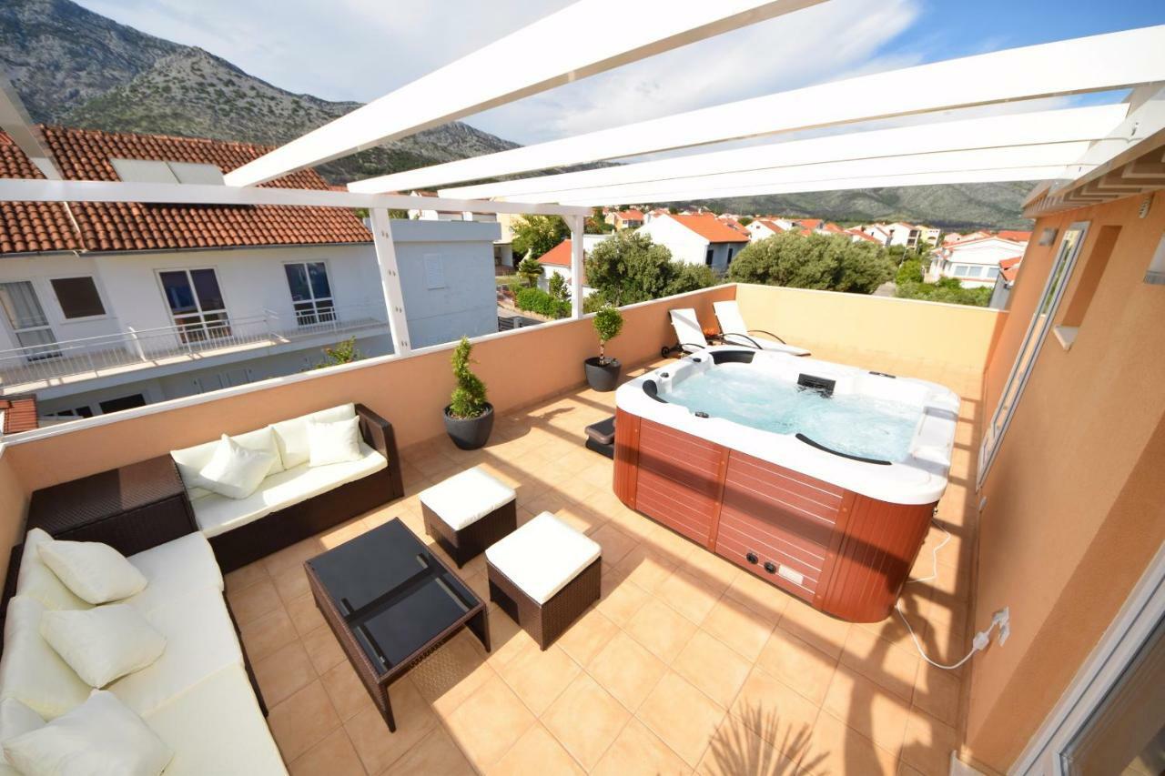 Luxury Penthouse With Jacuzzi In Orebić Екстериор снимка